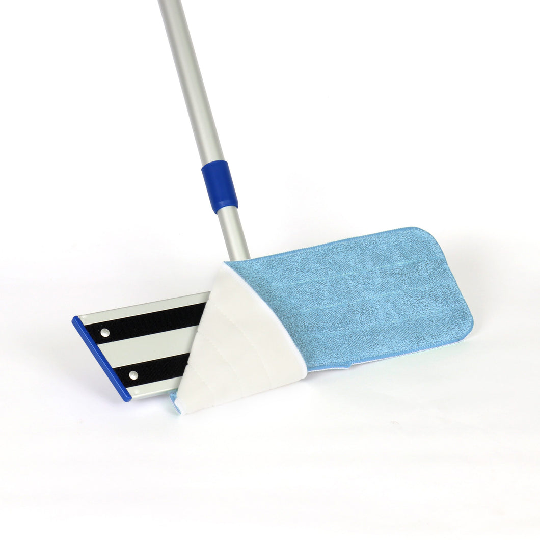 Microfiber Flat Wet Mop Pads BLUE - Pack of 12