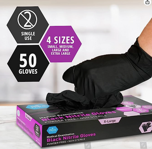 300 Vinyl Gloves X-Large XL, 4mil Powder Free Extra Strong